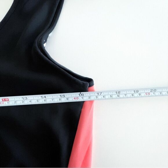 Dex Pink Black Fit & Flare Mini Dress Animal Print Back Zip Lined Women's S - Picture 6 of 7